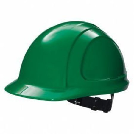 HONEYWELL NORTH Honeywell North Hard Hat, Front Brim, Type 1, Class E, Pinlock, Green N10040000